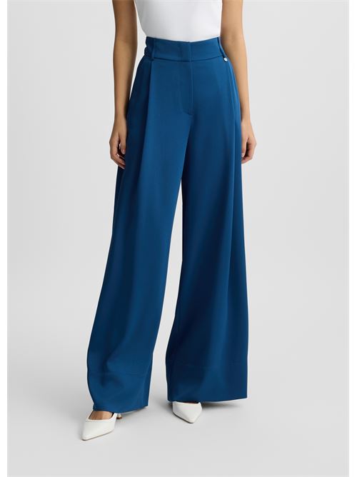 Blue palazzo trousers Liu Jo | CA5272TS870.X0648